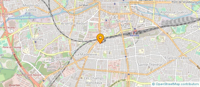 localisation de l'entreprise MONSIEUR ROMAIN LECUE  RENNES