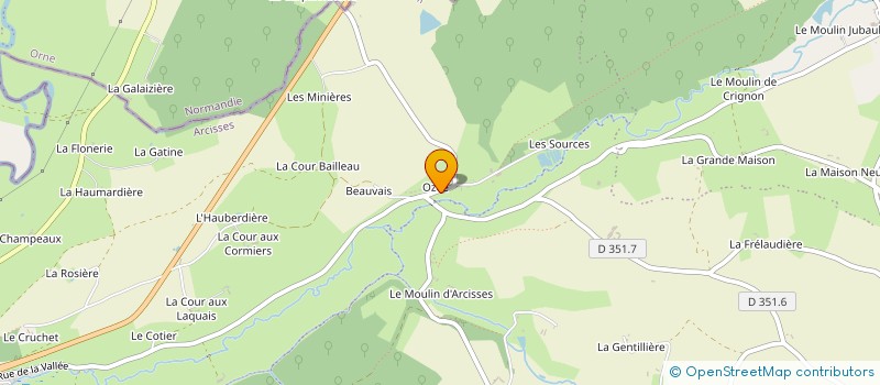 localisation de l'entreprise MONSIEUR ROMAIN LECUYER à ARCISSES