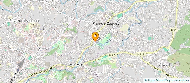 localisation de l'entreprise MONSIEUR ROMAIN LEDDA à PLAN-DE-CUQUES