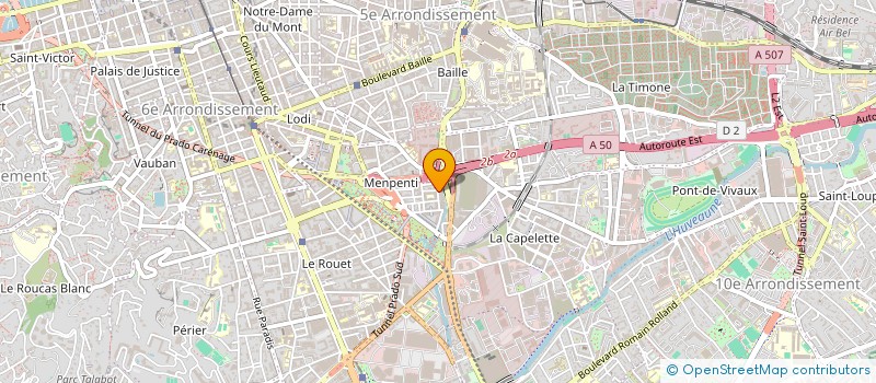 localisation de l'entreprise MONSIEUR ROMAIN LEDOUX à MARSEILLE