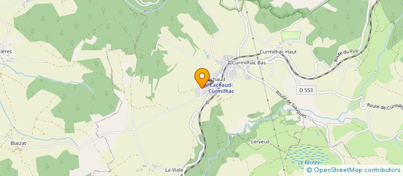 localisation de l'entreprise MONSIEUR ROMAIN LEDUC  VISSAC-AUTEYRAC