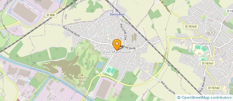 localisation de l'entreprise MONSIEUR ROMAIN LEFEBVRE  EVIN-MALMAISON