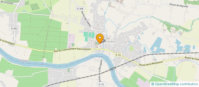 localisation de l'entreprise MONSIEUR ROMAIN LEFEVRE  PRIGONRIEUX