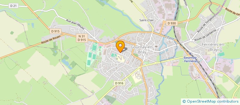 localisation de l'entreprise MONSIEUR ROMAIN LEFEVRE  GOURNAY-EN-BRAY