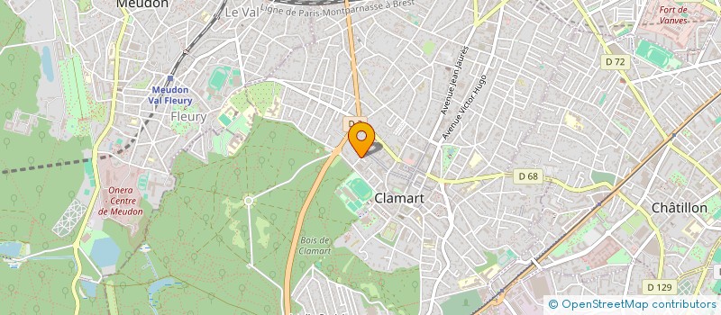 localisation de l'entreprise MONSIEUR ROMAIN LEGOUBE  CLAMART