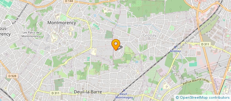 localisation de l'entreprise MONSIEUR ROMAIN LEGRAND  GROSLAY