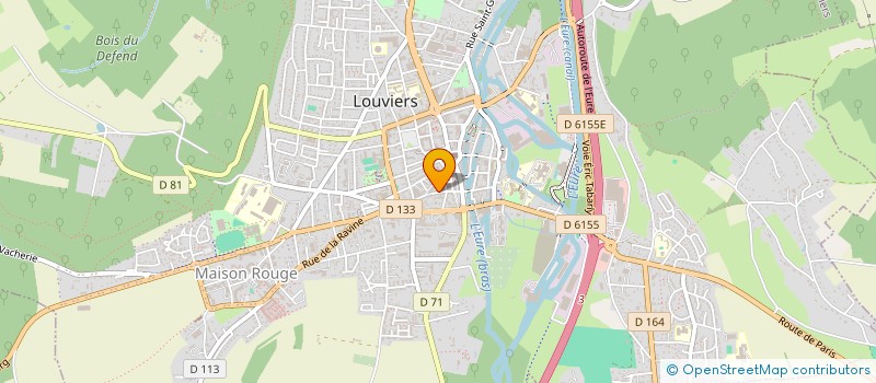 localisation de l'entreprise MONSIEUR ROMAIN LEGRAND à LOUVIERS