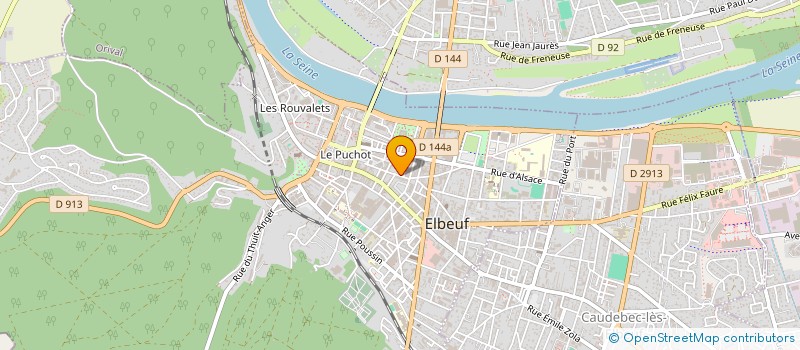 localisation de l'entreprise MONSIEUR ROMAIN LEGRAS  ELBEUF