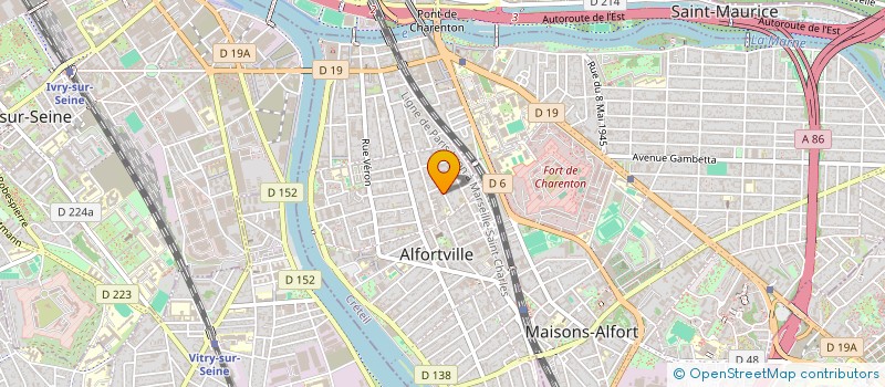 localisation de l'entreprise MONSIEUR ROMAIN LEIZEROVICI  ALFORTVILLE