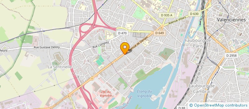 localisation de l'entreprise MONSIEUR ROMAIN LELONG à VALENCIENNES