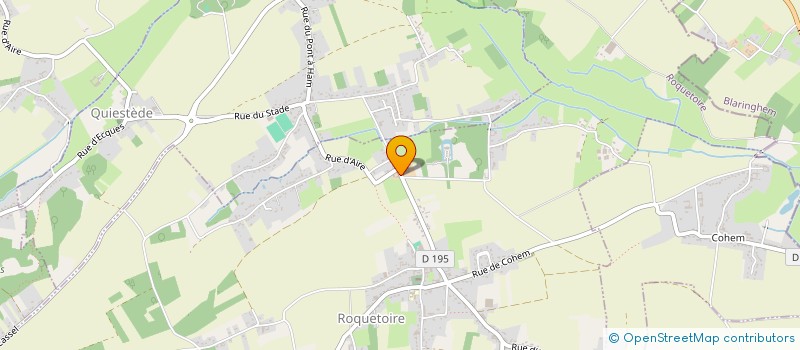 localisation de l'entreprise MONSIEUR ROMAIN LEMAIRE  ROQUETOIRE