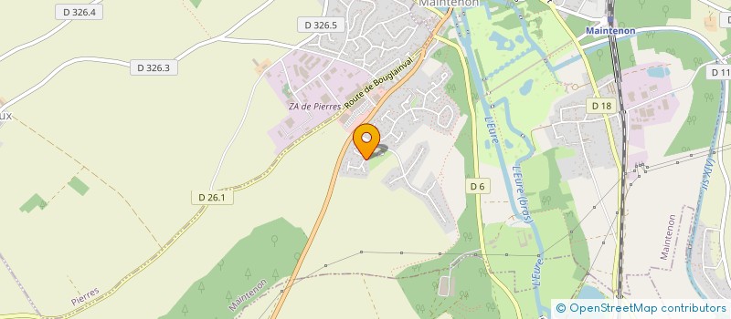 localisation de l'entreprise MONSIEUR ROMAIN LEMAITRE à MAINTENON