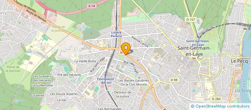 localisation de l'entreprise MONSIEUR ROMAIN LEMANT  SAINT-GERMAIN-EN-LAYE