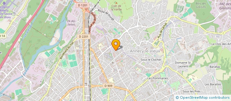 localisation de l'entreprise MONSIEUR ROMAIN LEMAUR à ANNECY