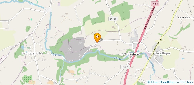 localisation de l'entreprise MONSIEUR ROMAIN LEMESLIER  VILLEDIEU-LES-POELES-ROUFFIGNY