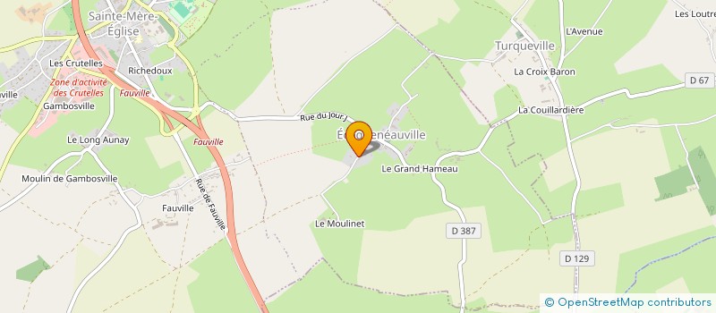 localisation de l'entreprise MONSIEUR ROMAIN LEMOIGNE  SAINTE-MERE-EGLISE