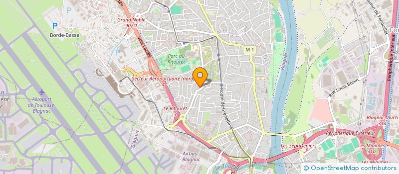 localisation de l'entreprise MONSIEUR ROMAIN LENNE à BLAGNAC