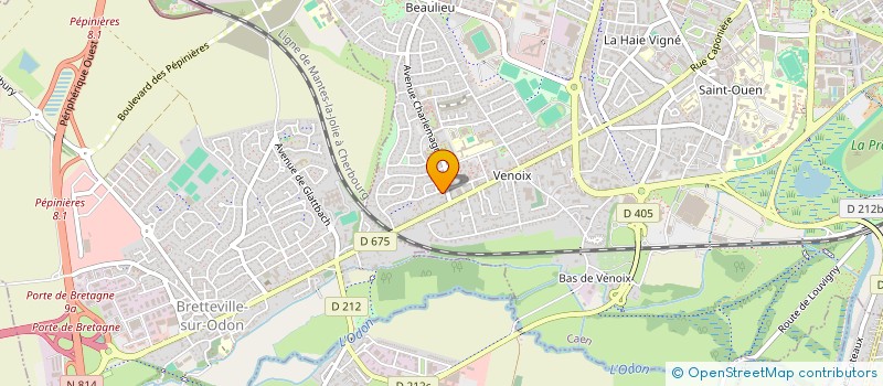 localisation de l'entreprise MONSIEUR ROMAIN LENOBLE à CAEN