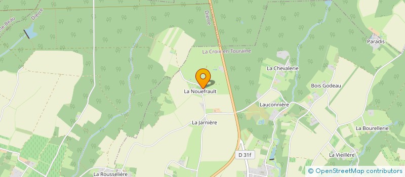 localisation de l'entreprise MONSIEUR ROMAIN LENTE  LA CROIX-EN-TOURAINE