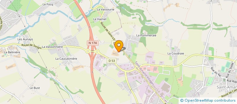 localisation de l'entreprise MONSIEUR ROMAIN LEPESANT à CONDE-SUR-VIRE