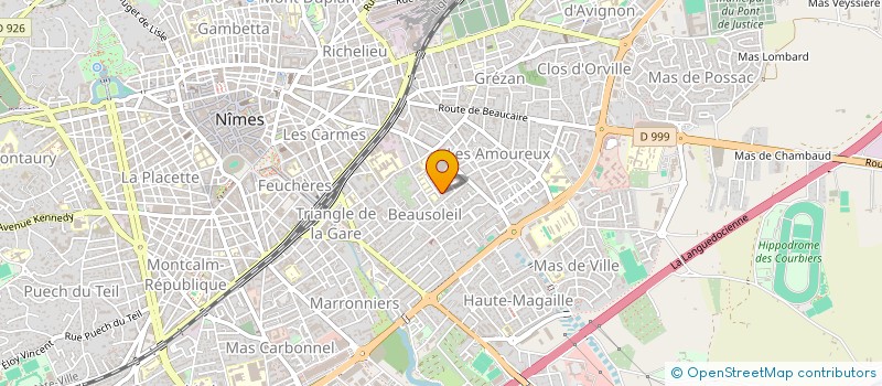 localisation de l'entreprise MONSIEUR ROMAIN LEPRON  NIMES