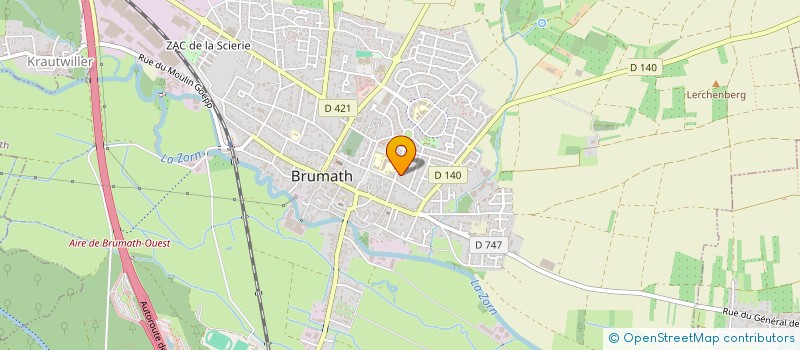 localisation de l'entreprise MONSIEUR ROMAIN LEROY  ERSTEIN