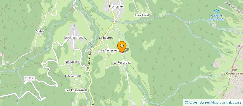 localisation de l'entreprise MONSIEUR ROMAIN LESUEUR à FAVERGES-SEYTHENEX