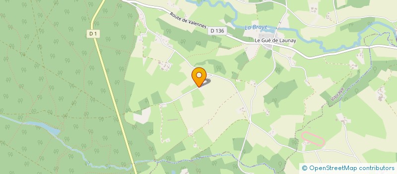 localisation de l'entreprise MONSIEUR ROMAIN LETANG  VIBRAYE