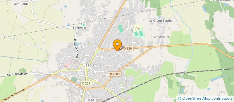 localisation de l'entreprise MONSIEUR ROMAIN LETELLIER  LEZOUX