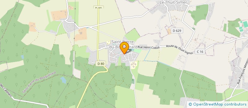 localisation de l'entreprise MONSIEUR ROMAIN LETELLIER  SAINT-PIERRE-DU-BOSGUERARD