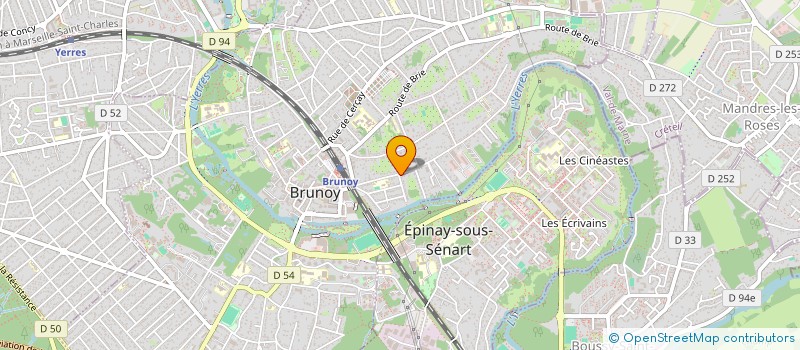 localisation de l'entreprise MONSIEUR ROMAIN LEUNIS  BRUNOY