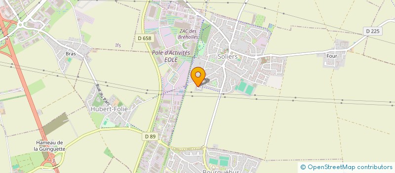 localisation de l'entreprise MONSIEUR ROMAIN LEVALLOIS  SOLIERS