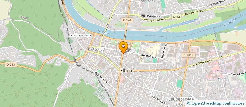 localisation de l'entreprise MONSIEUR ROMAIN LEVASSEUR  ELBEUF