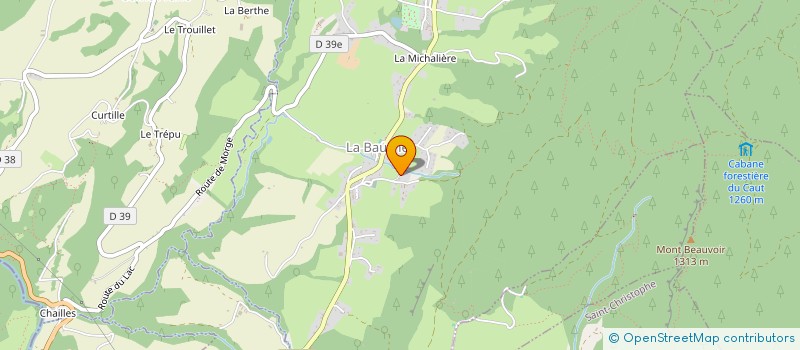 localisation de l'entreprise MONSIEUR ROMAIN LEVIS  LA BAUCHE