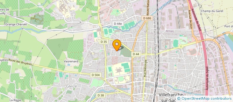 localisation de l'entreprise MONSIEUR ROMAIN LEVY à VILLEFRANCHE-SUR-SAONE