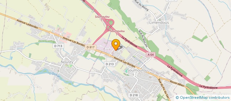 localisation de l'entreprise MONSIEUR ROMAIN LEVY  SOUMOULOU