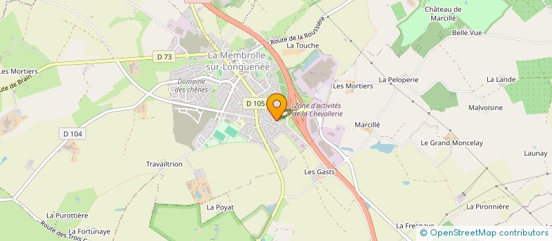 localisation de l'entreprise MONSIEUR ROMAIN LIAUTAUD à LONGUENEE-EN-ANJOU