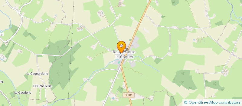 localisation de l'entreprise MONSIEUR ROMAIN LIBERGE  ROUPERROUX-LE-COQUET
