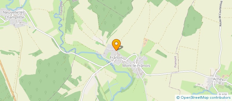 localisation de l'entreprise MONSIEUR ROMAIN LIDOINE  GRAY