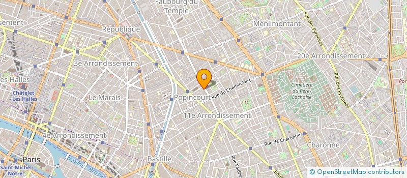 localisation de l'entreprise MONSIEUR ROMAIN LIEGARD  PARIS