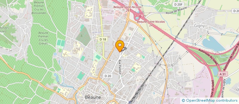 localisation de l'entreprise MONSIEUR ROMAIN LIEGEOIS à BEAUNE