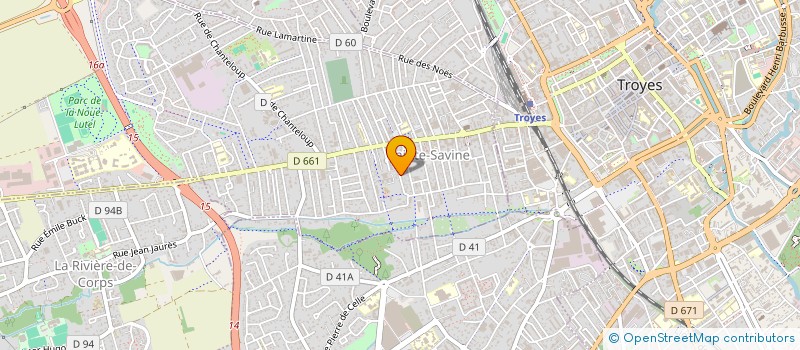 localisation de l'entreprise MONSIEUR ROMAIN LIEVRE  SAINTE-SAVINE