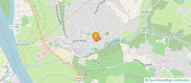 localisation de l'entreprise MONSIEUR ROMAIN LINGUIN  LATRESNE