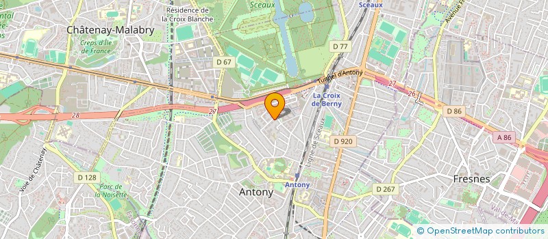 localisation de l'entreprise MONSIEUR ROMAIN LINOT à ANTONY