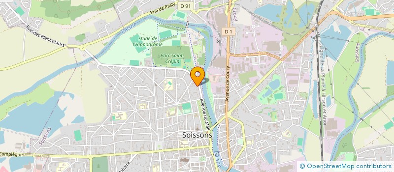 localisation de l'entreprise MONSIEUR ROMAIN LLACER à SOISSONS