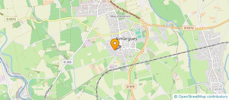 localisation de l'entreprise MONSIEUR ROMAIN LLINARES  AIMARGUES