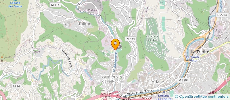 localisation de l'entreprise MONSIEUR ROMAIN LOGIUDICE  SAINT-ANDRE-DE-LA-ROCHE