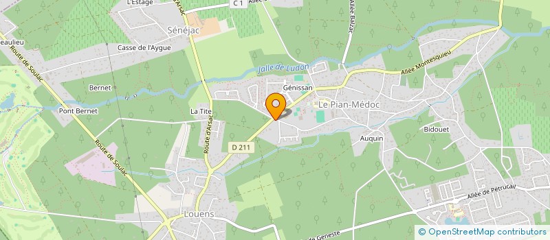 localisation de l'entreprise MONSIEUR ROMAIN LOISEAU  LE PIAN-MEDOC