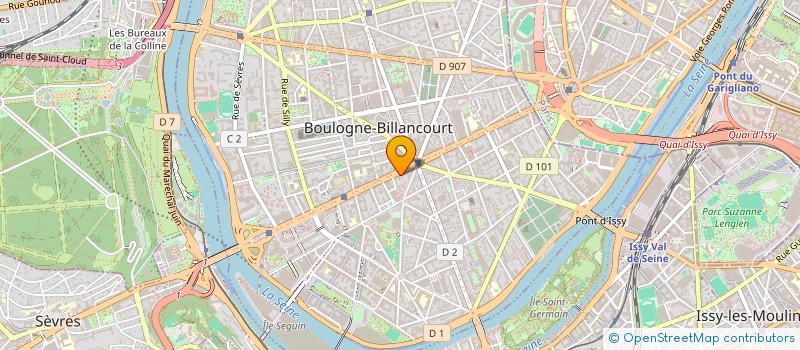 localisation de l'entreprise MONSIEUR ROMAIN LOIZEAU à BOULOGNE-BILLANCOURT