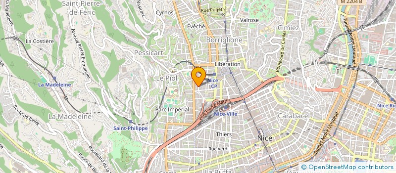 localisation de l'entreprise MONSIEUR ROMAIN LOPEZ à NICE